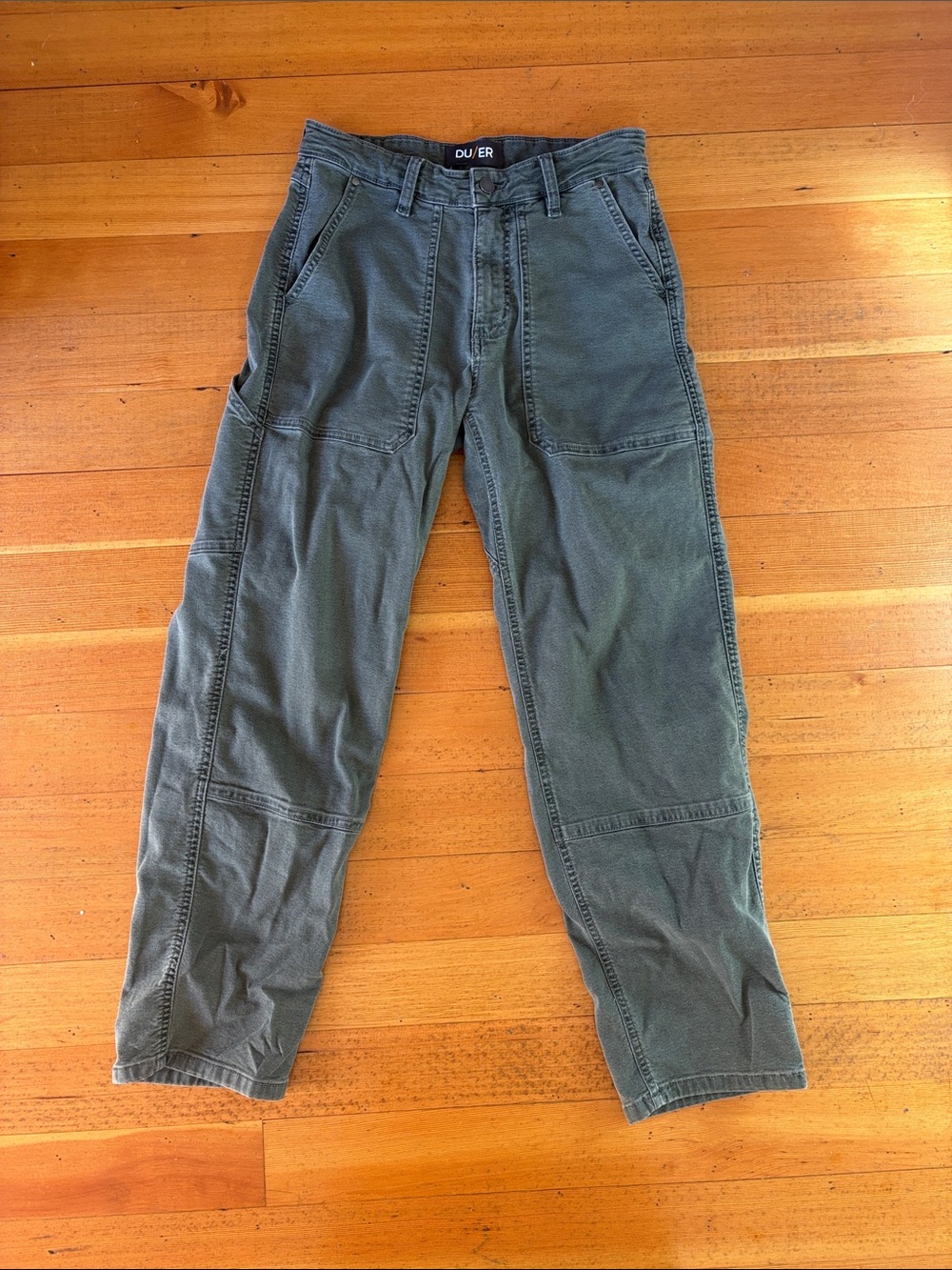 Du/er Men's Green Utility Pants